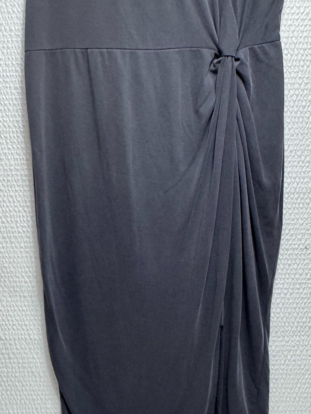 COA CLOTHING SKIRT CHARCOAL GRAY PENCIL OPEN FRONT SMALL